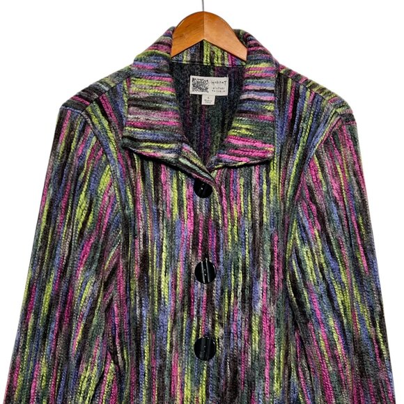 Vintage Indie Whimsigoth Statement Jacket Artsy Teacher Sustainable Librarian L - Picture 9 of 11